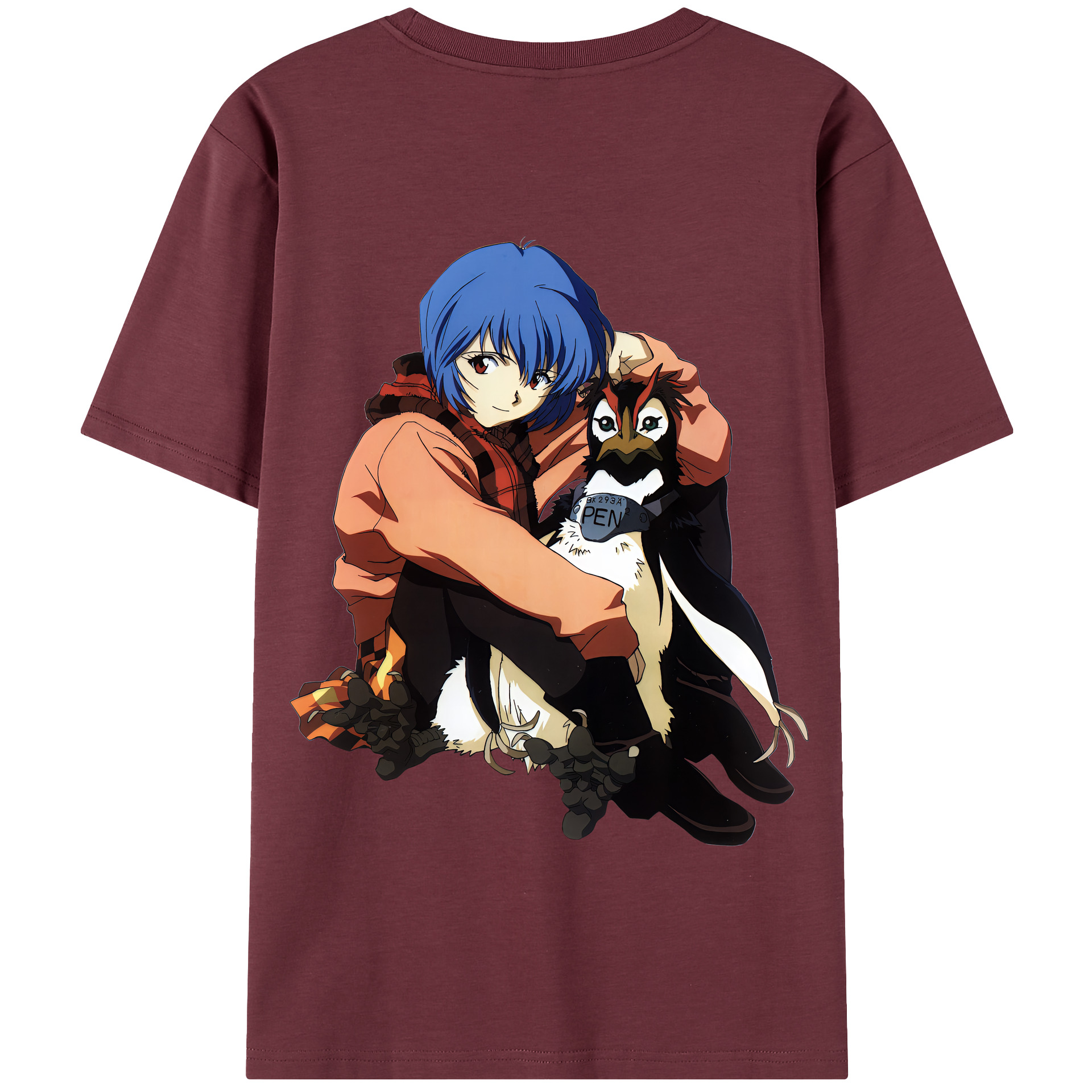 （画像用） EVA 新世紀エヴァンゲリオン 綿100％半袖Tシャツ（背面プリント）